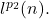 l^{p_2}(n).
