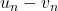 u_n-v_n